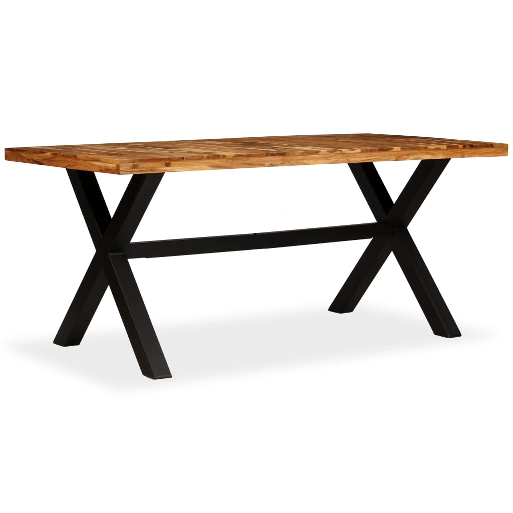 Esstisch Massivholz Akazie Und Mango 180X90X76 Cm