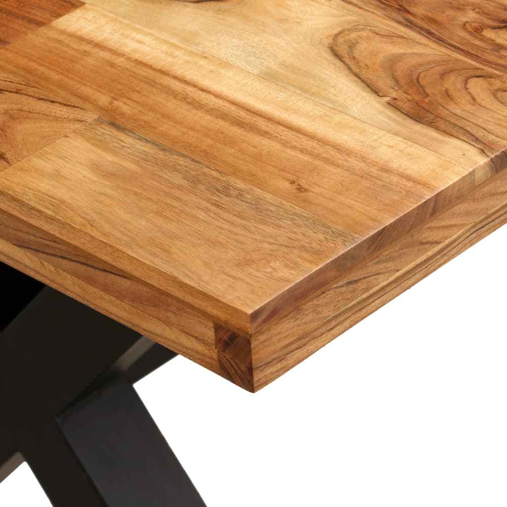 Esstisch Massivholz Akazie Und Mango 180X90X76 Cm