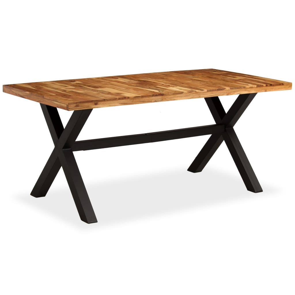 Esstisch Massivholz Akazie Und Mango 180X90X76 Cm