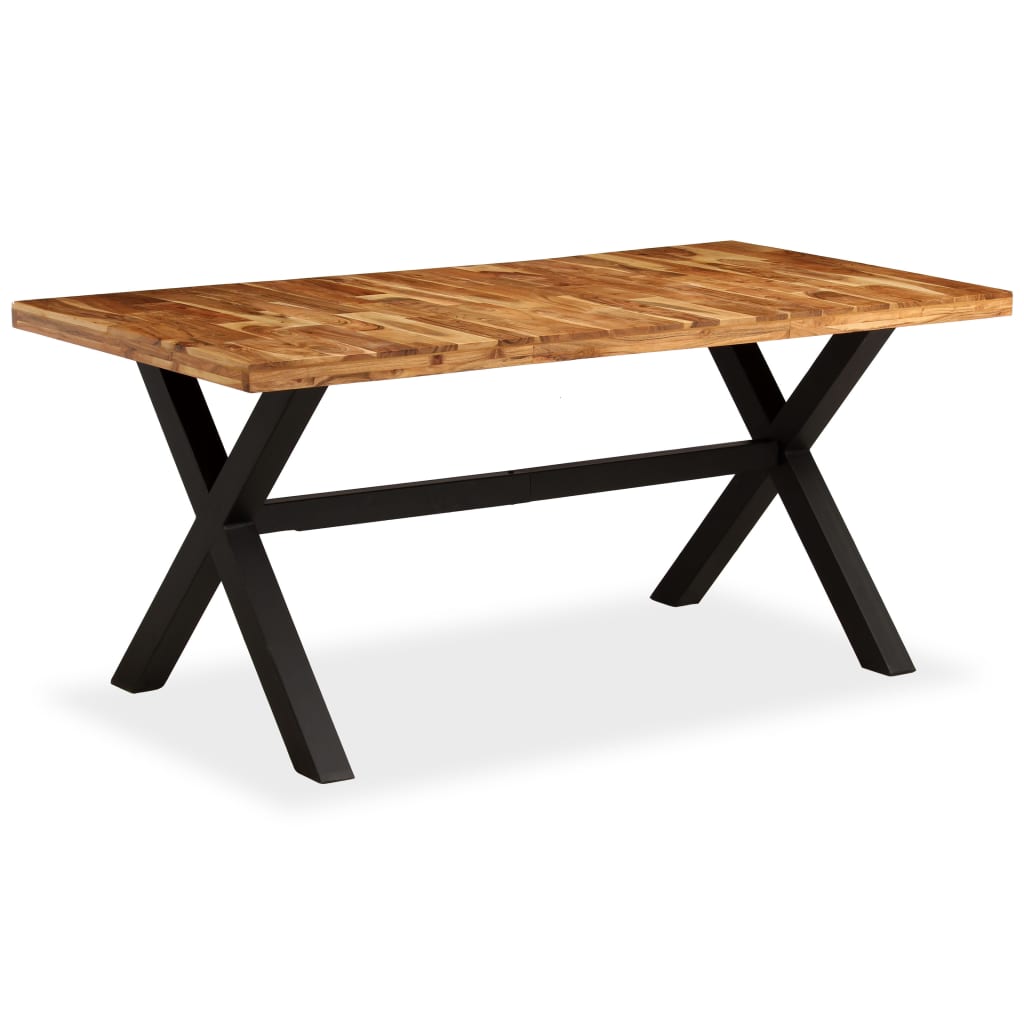 Esstisch Massivholz Akazie Und Mango 180X90X76 Cm
