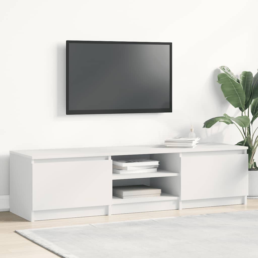 Tv-Schrank Schwarz Eichen-Optik 140X40X36 Cm Holzwerkstoff