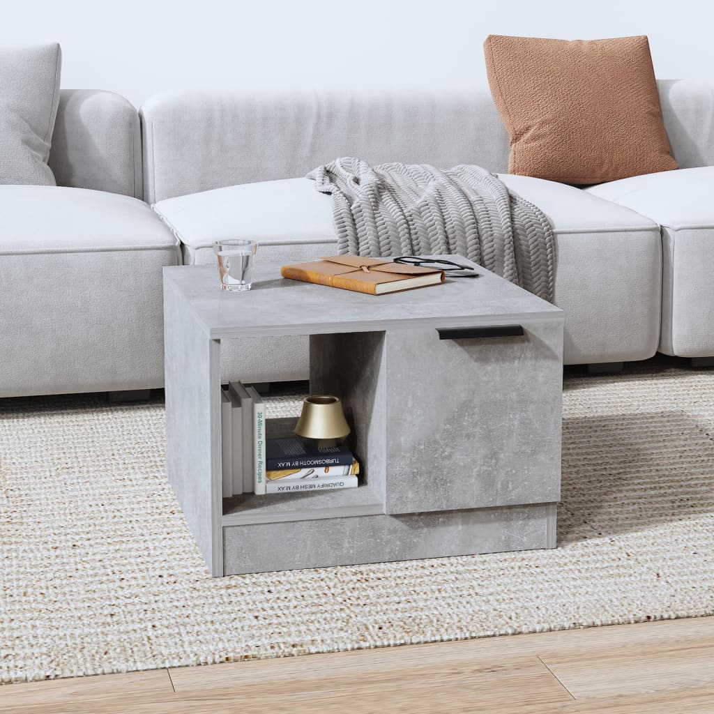 Couchtisch -Optik 50X50X36 Cm Holzwerkstoff