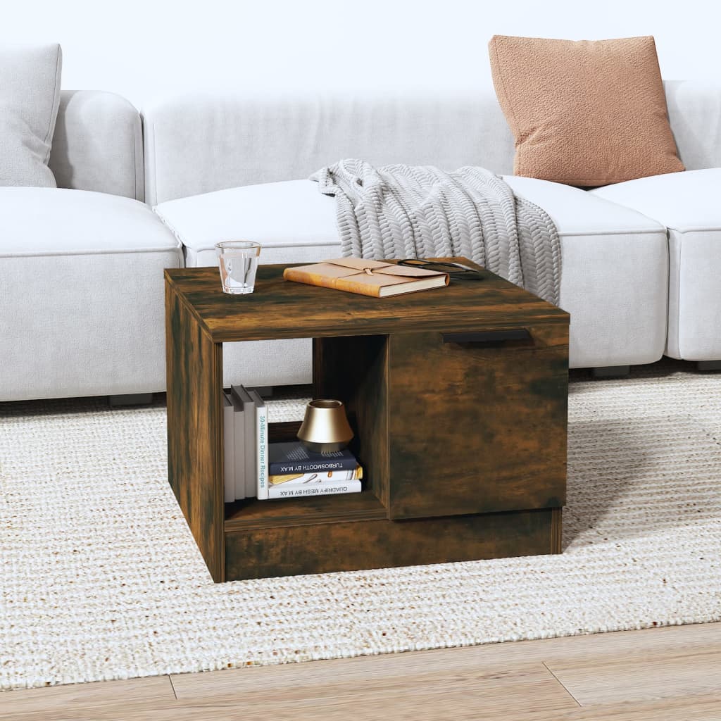 Couchtisch -Optik 50X50X36 Cm Holzwerkstoff