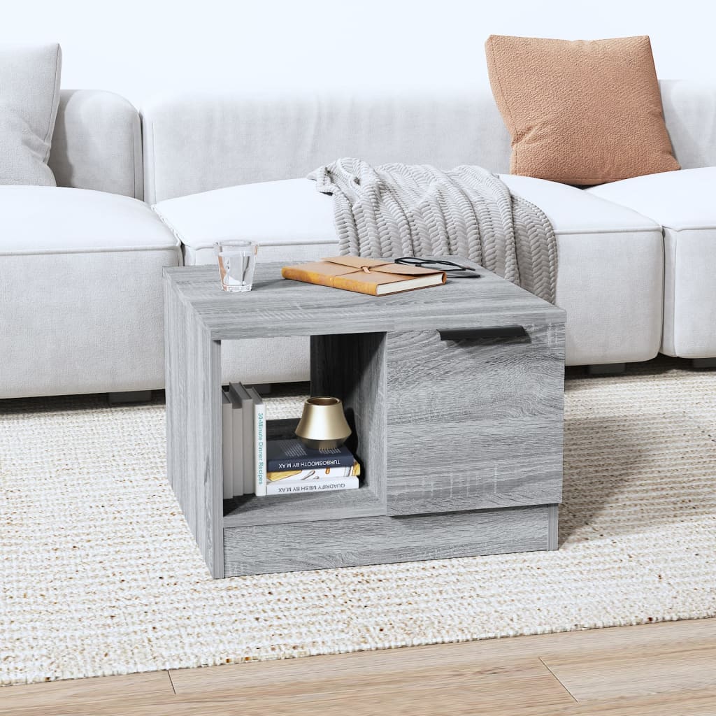 Couchtisch -Optik 50X50X36 Cm Holzwerkstoff