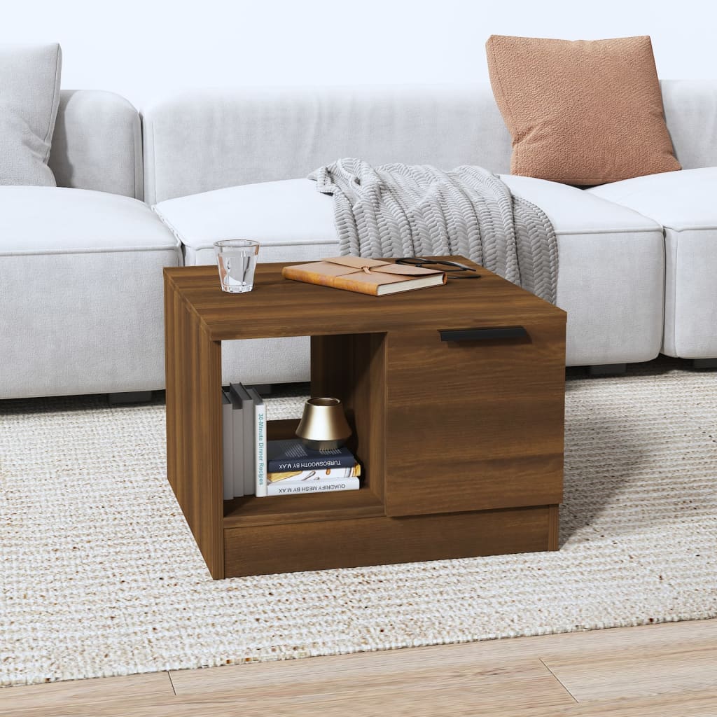 Couchtisch -Optik 50X50X36 Cm Holzwerkstoff