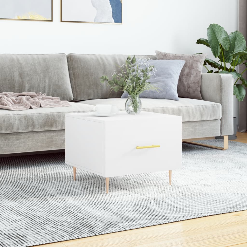 Couchtische 2 Stk. Braun Eichen-Optik 50X50X40 Cm Holzwerkstoff