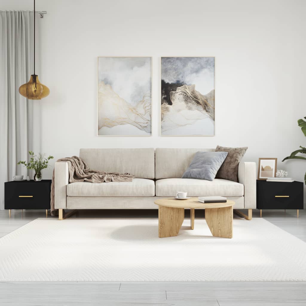 Couchtische 2 Stk. Braun Eichen-Optik 50X50X40 Cm Holzwerkstoff