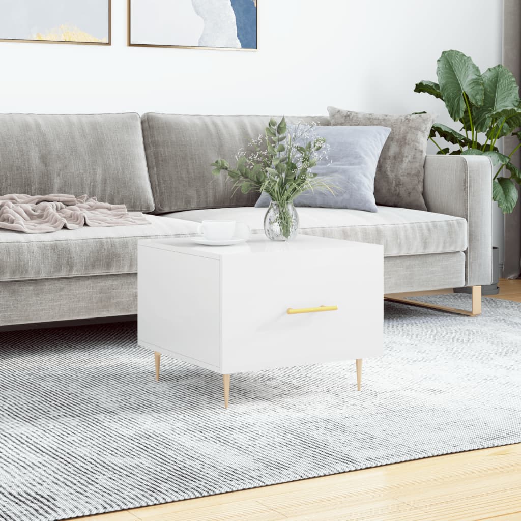 Couchtische 2 Stk. Braun Eichen-Optik 50X50X40 Cm Holzwerkstoff