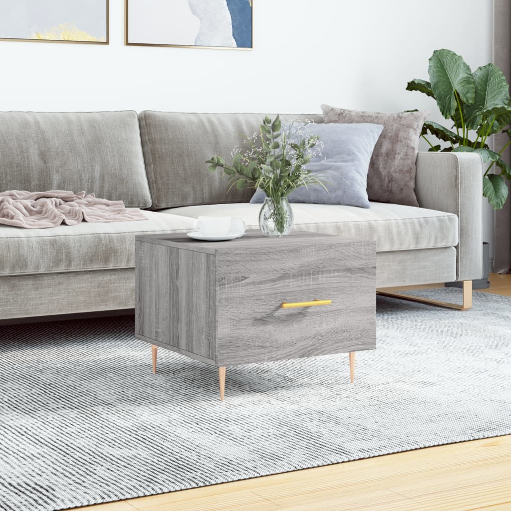 Couchtische 2 Stk. Braun Eichen-Optik 50X50X40 Cm Holzwerkstoff