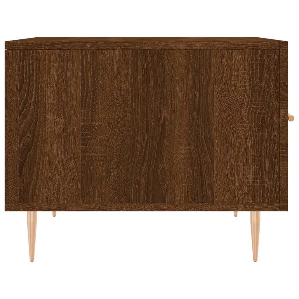 Couchtische 2 Stk. Braun Eichen-Optik 50X50X40 Cm Holzwerkstoff