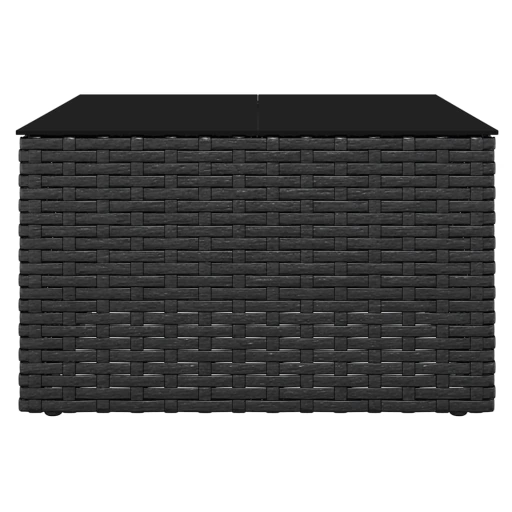 2-Tlg. Garten-Lounge-Set Mit Kissen Poly Rattan