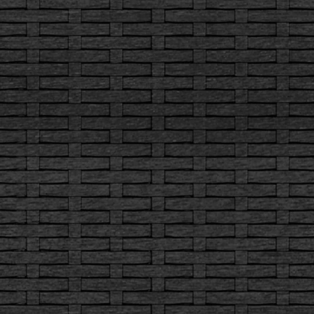 2-Tlg. Garten-Lounge-Set Mit Kissen Poly Rattan