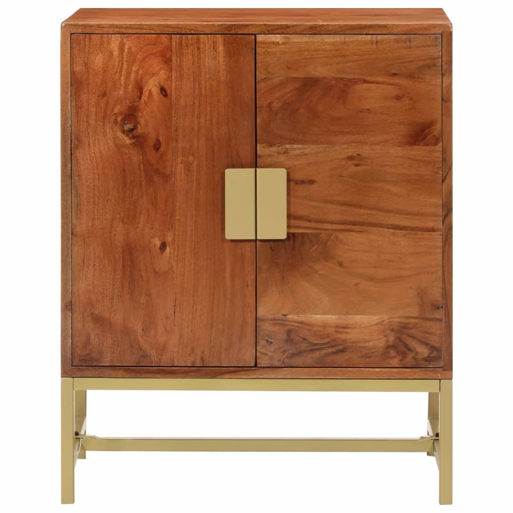 Sideboard 60X35X75 Cm Massivholz Akazie