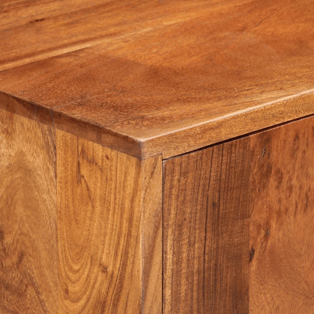 Sideboard 60X35X75 Cm Massivholz Akazie