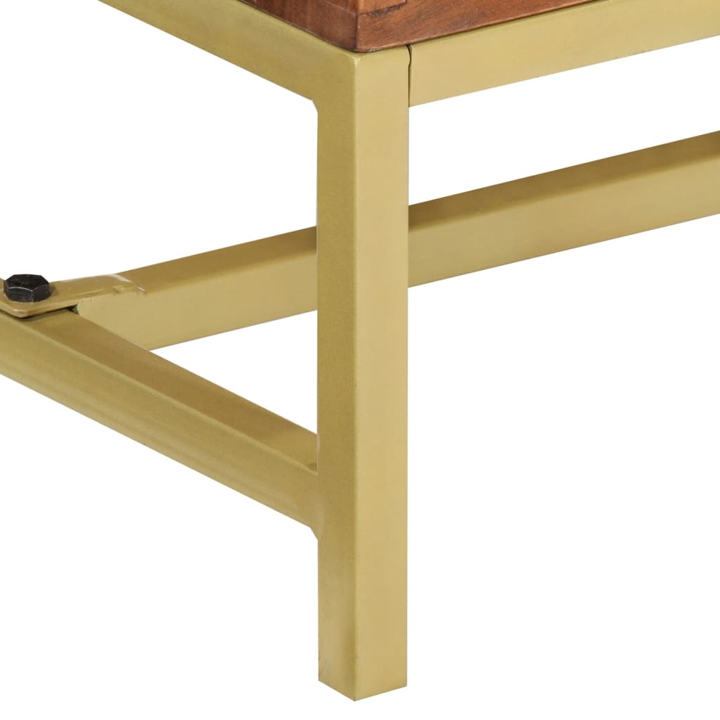 Sideboard 60X35X75 Cm Massivholz Akazie