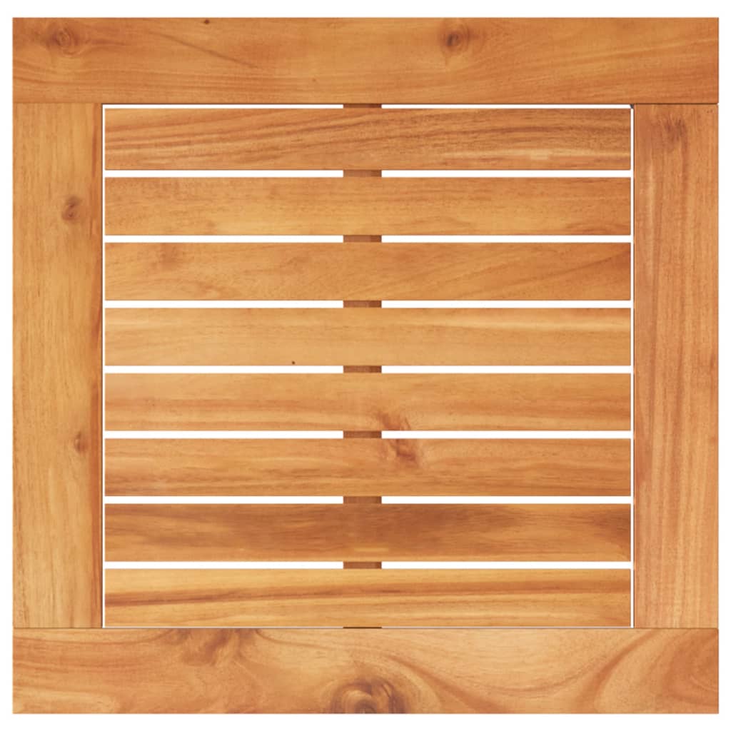 3-Tlg. Bistro-Set Poly Rattan Und Massivholz Akazie