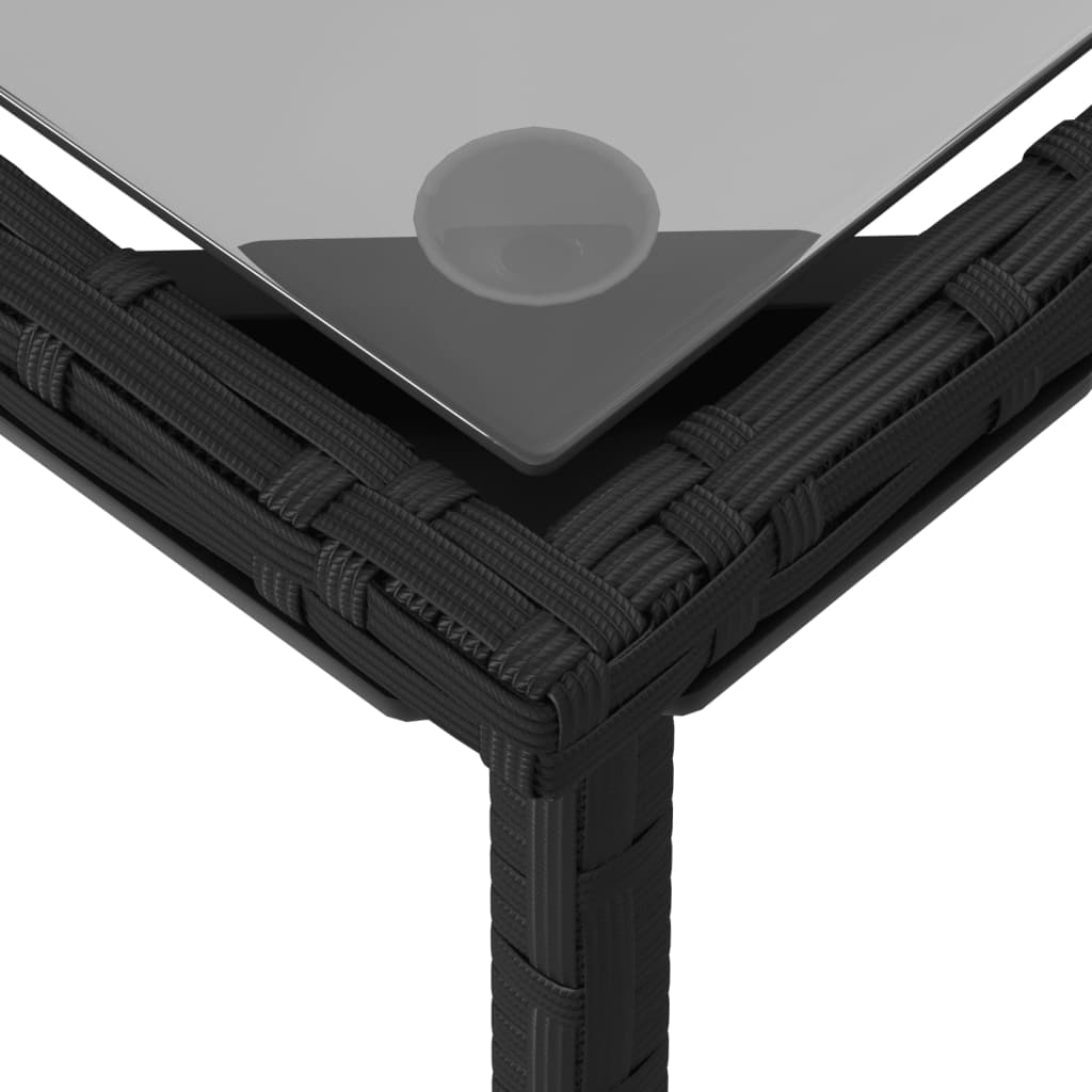 3-Tlg. Garten-Sofagarnitur Mit Kissen Poly Rattan