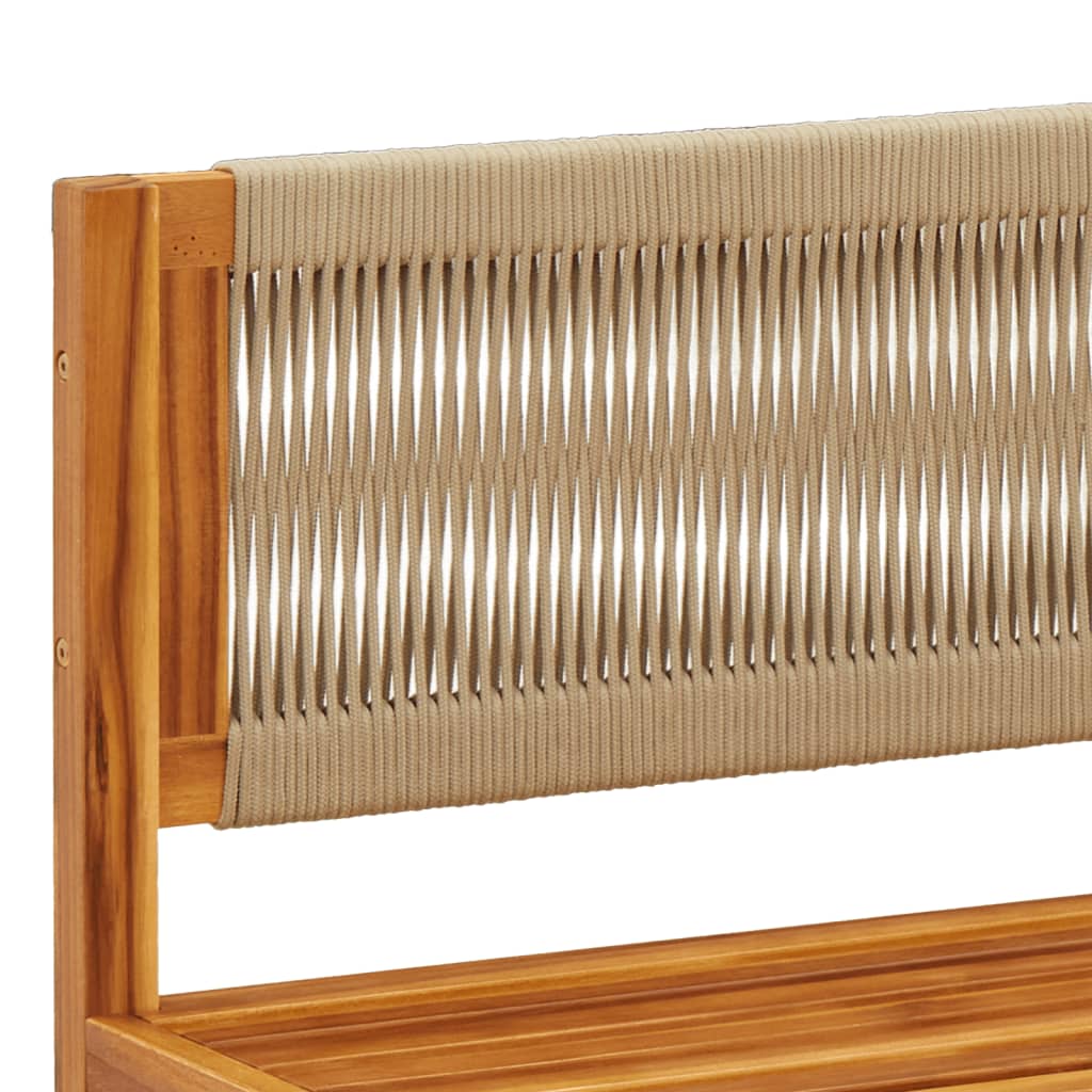 6-Tlg. Garten-Sofagarnitur Mit Kissen Massivholz Akazie