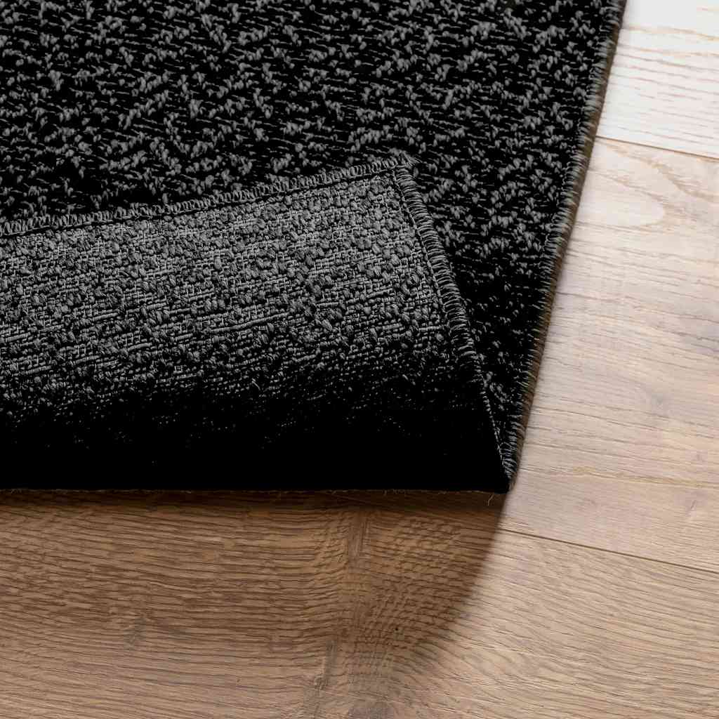 Teppich Zizur 100X200Cm Jute-Optik Indoor Und Outdoor Anthrazit