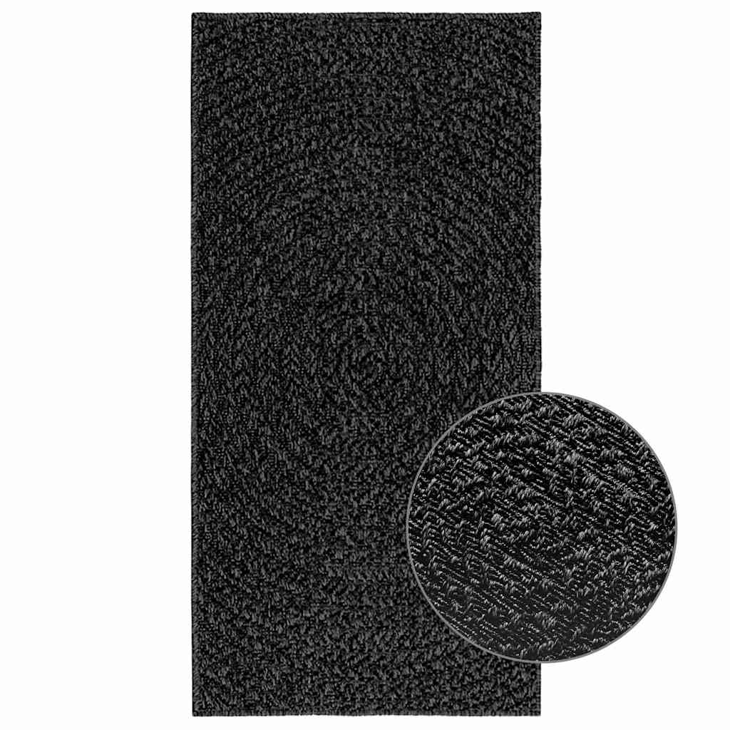Teppich Zizur 100X200Cm Jute-Optik Indoor Und Outdoor Anthrazit