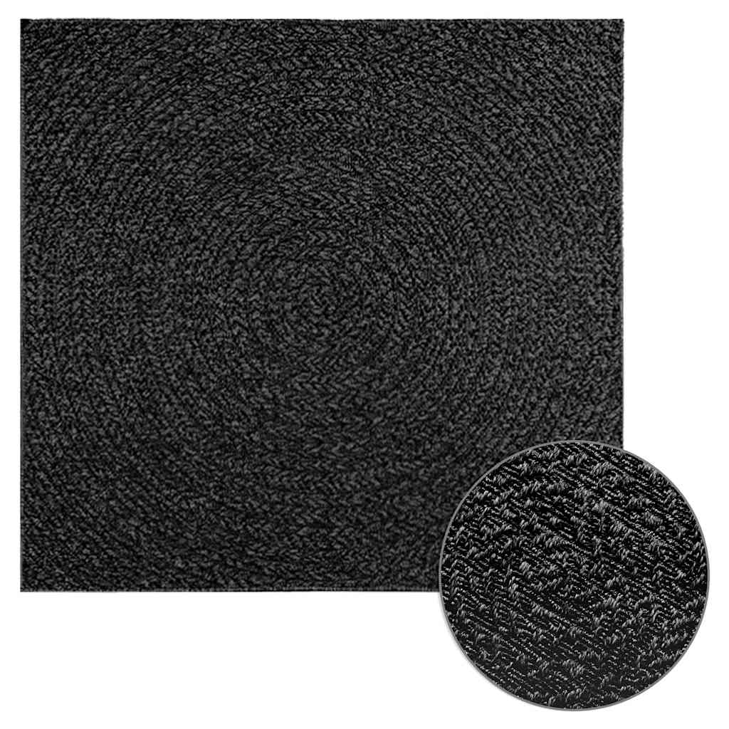 Teppich Zizur 100X200Cm Jute-Optik Indoor Und Outdoor Anthrazit