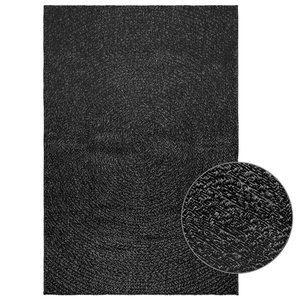 Teppich Zizur 100X200Cm Jute-Optik Indoor Und Outdoor Anthrazit