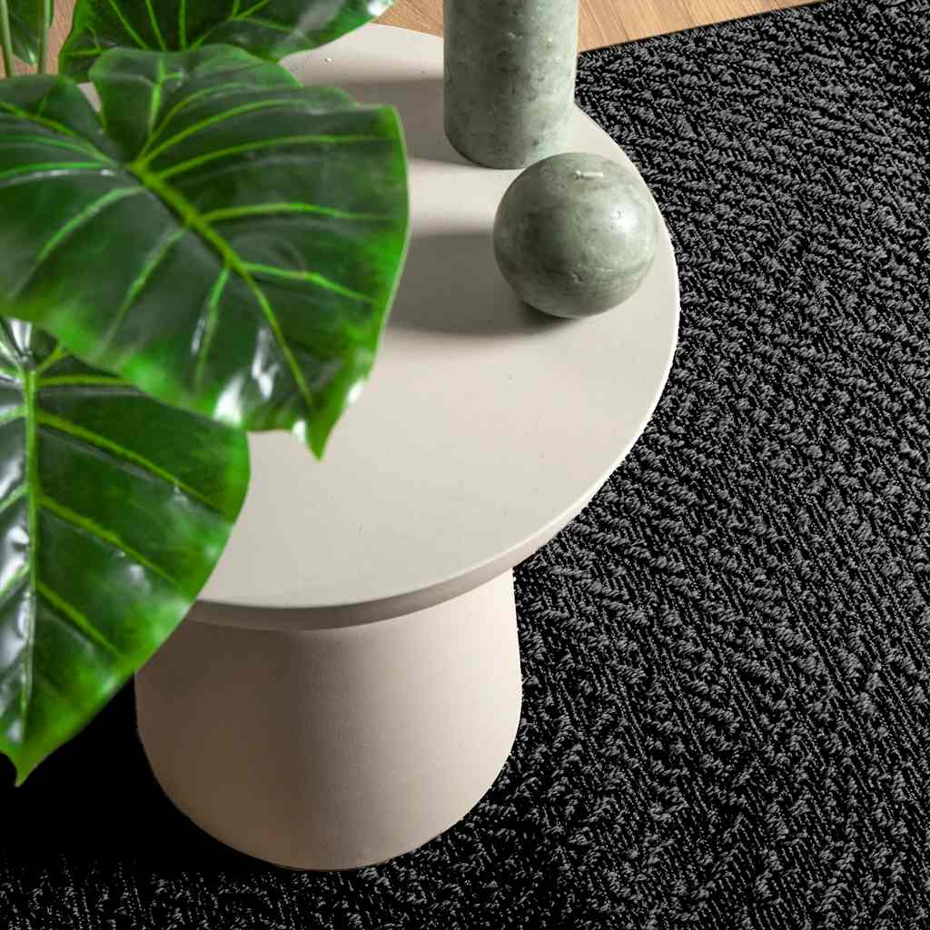 Teppich Zizur 100X200Cm Jute-Optik Indoor Und Outdoor Anthrazit