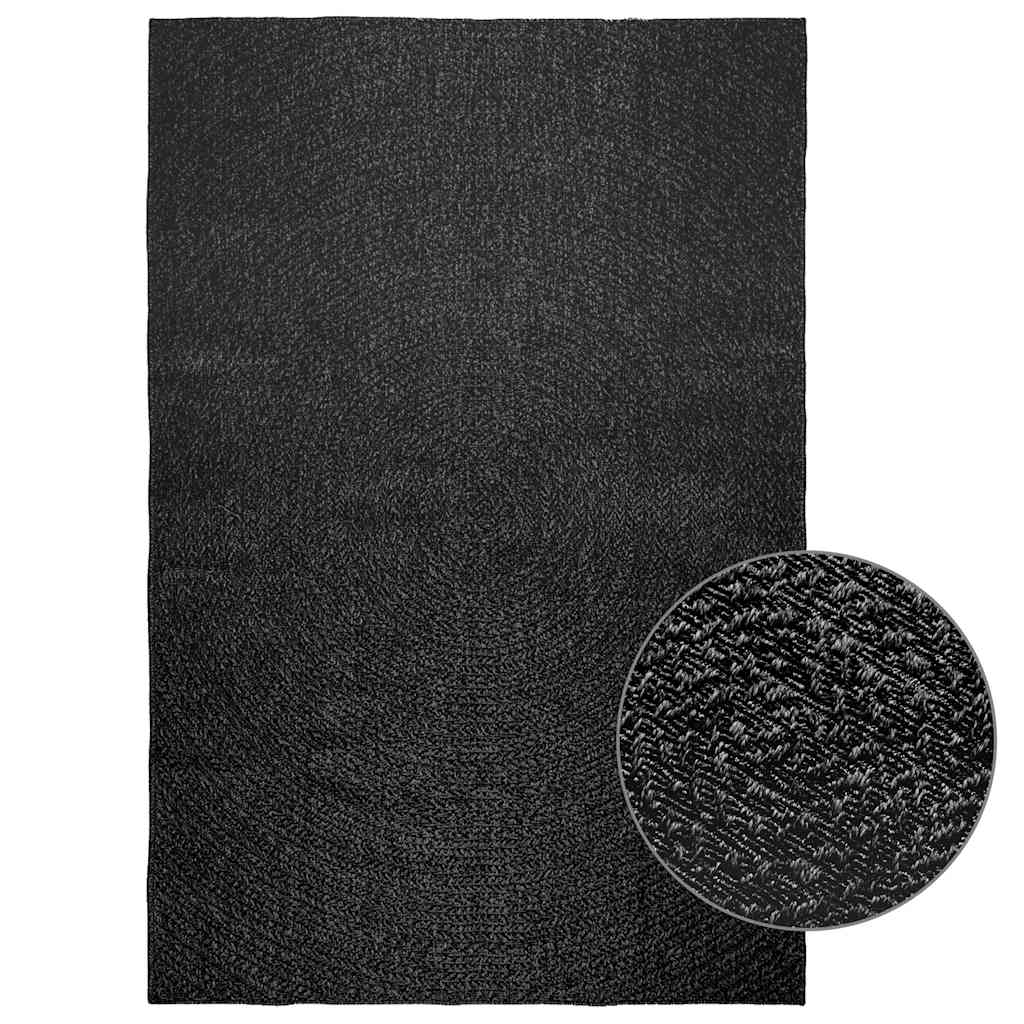 Teppich Zizur 100X200Cm Jute-Optik Indoor Und Outdoor Anthrazit