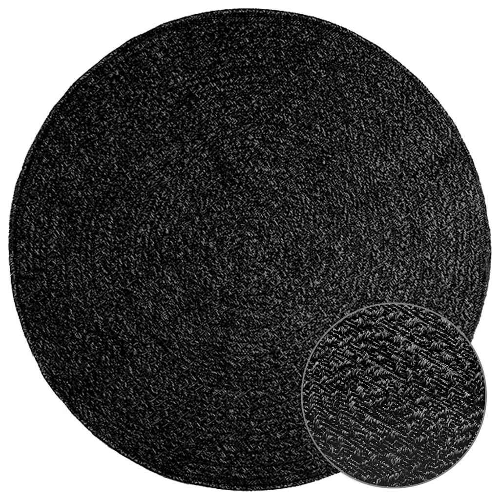 Teppich Zizur 100X200Cm Jute-Optik Indoor Und Outdoor Anthrazit