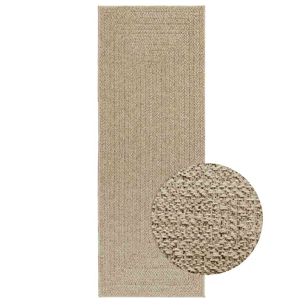 Teppich Zizur Jute-Optik Indoor Und Outdoor Beige