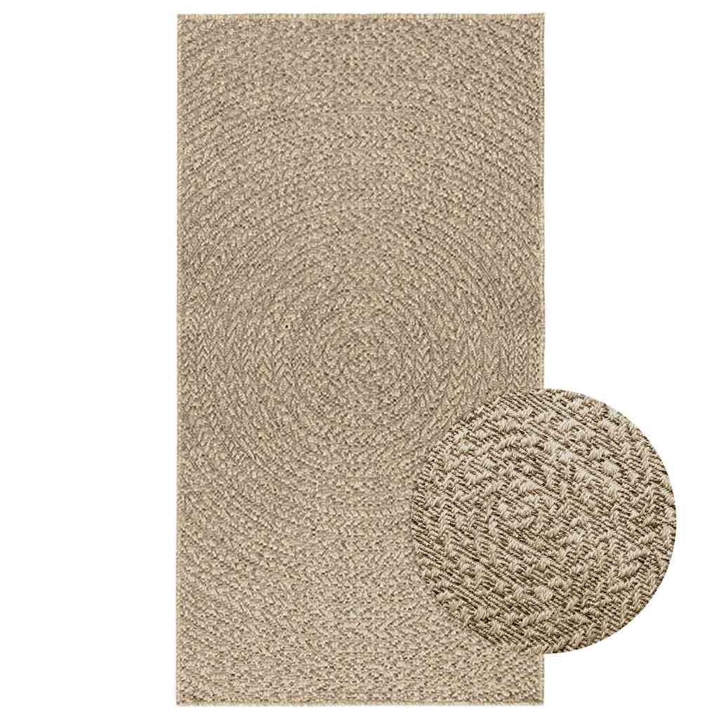 Teppich Zizur Jute-Optik Indoor Und Outdoor Beige
