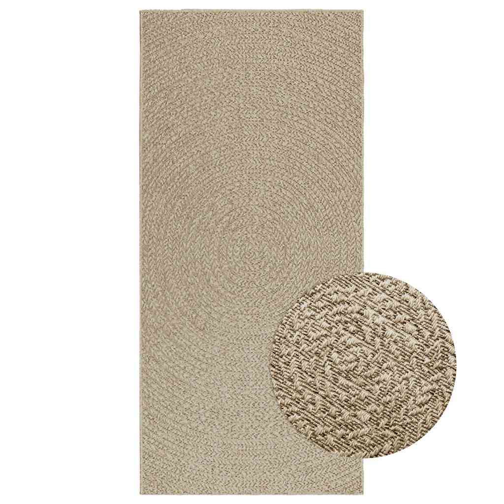 Teppich Zizur Jute-Optik Indoor Und Outdoor Beige