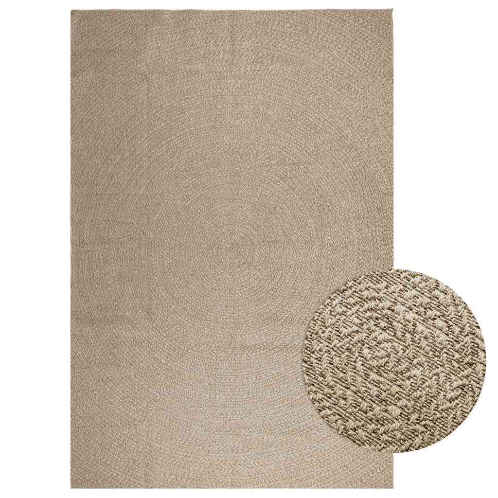 Teppich Zizur Jute-Optik Indoor Und Outdoor Beige