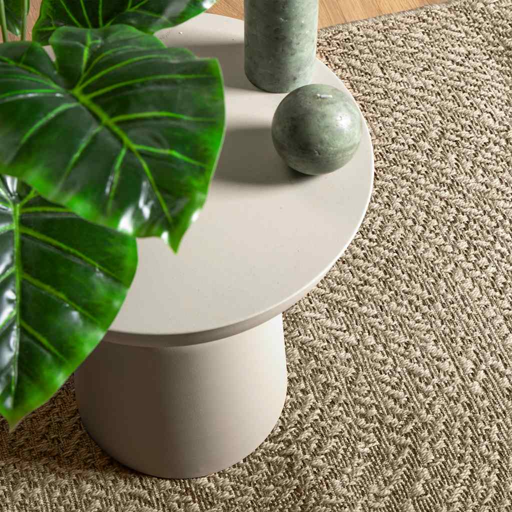 Teppich Zizur Jute-Optik Indoor Und Outdoor Beige