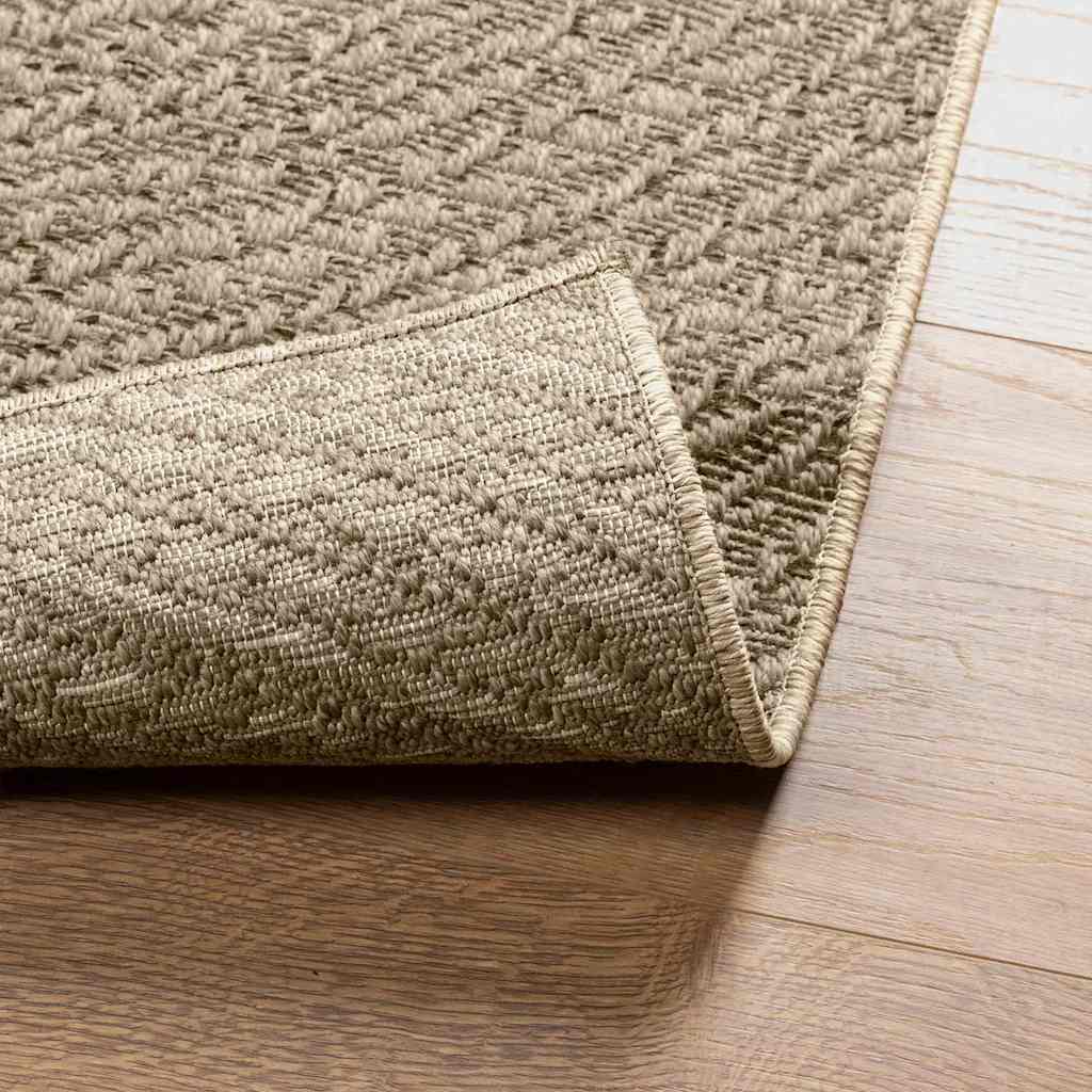 Teppich Zizur Jute-Optik Indoor Und Outdoor Beige