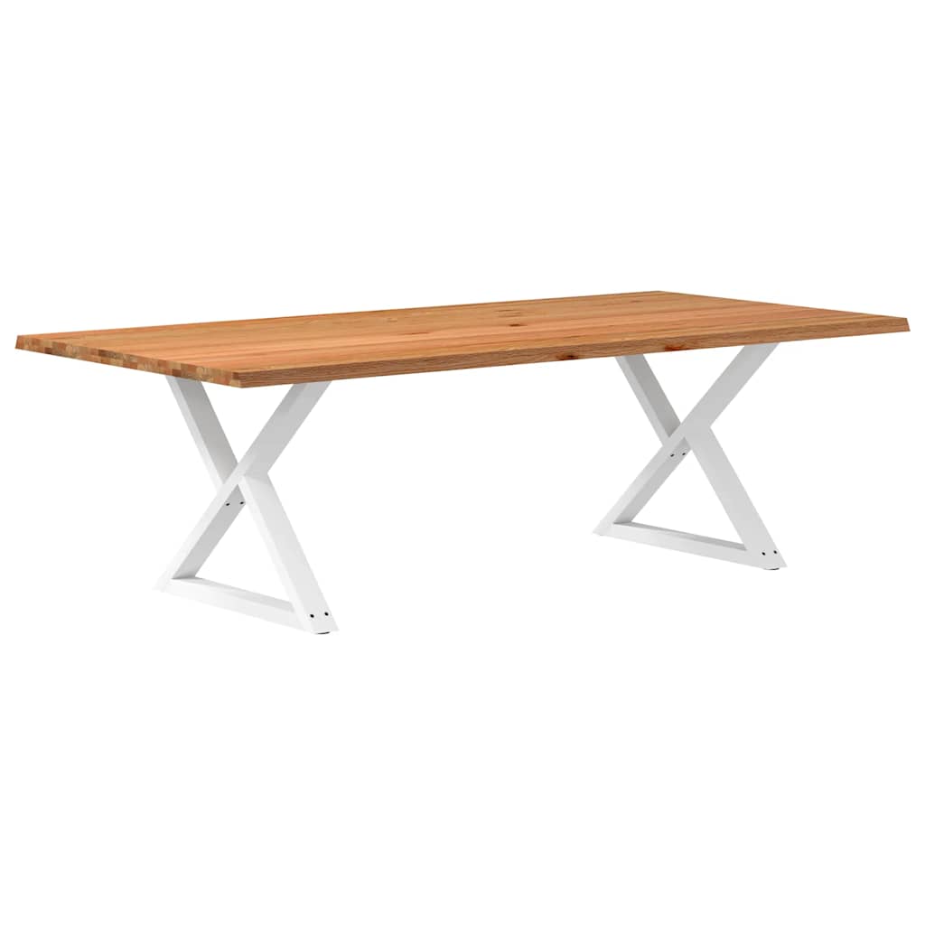 Esstisch Mit Baumkanten Massivholz Eiche