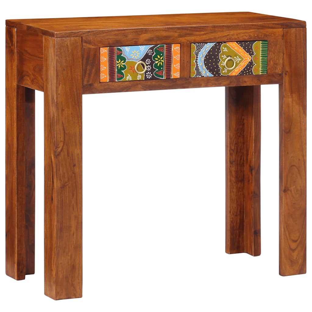 Konsolentisch 110X35X75 Cm Massivholz Akazie