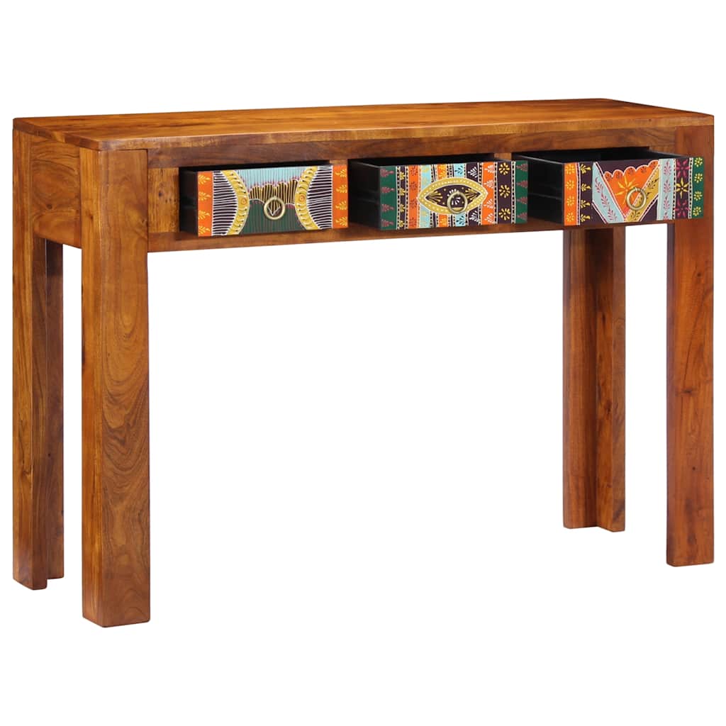 Konsolentisch 110X35X75 Cm Massivholz Akazie