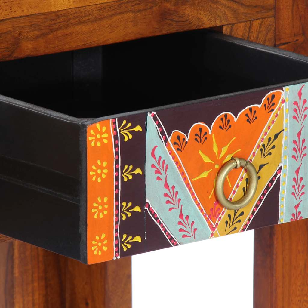 Konsolentisch 110X35X75 Cm Massivholz Akazie