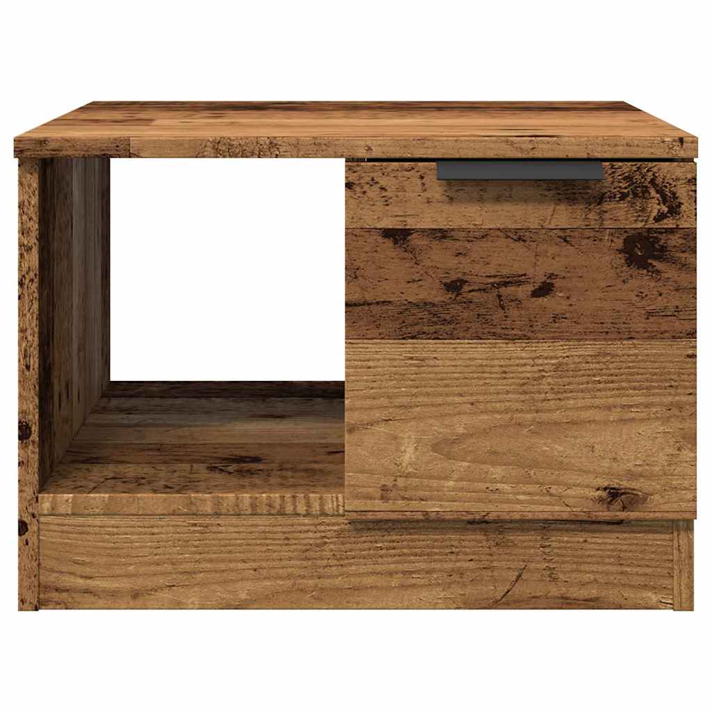 Couchtisch -Optik 50X50X36 Cm Holzwerkstoff
