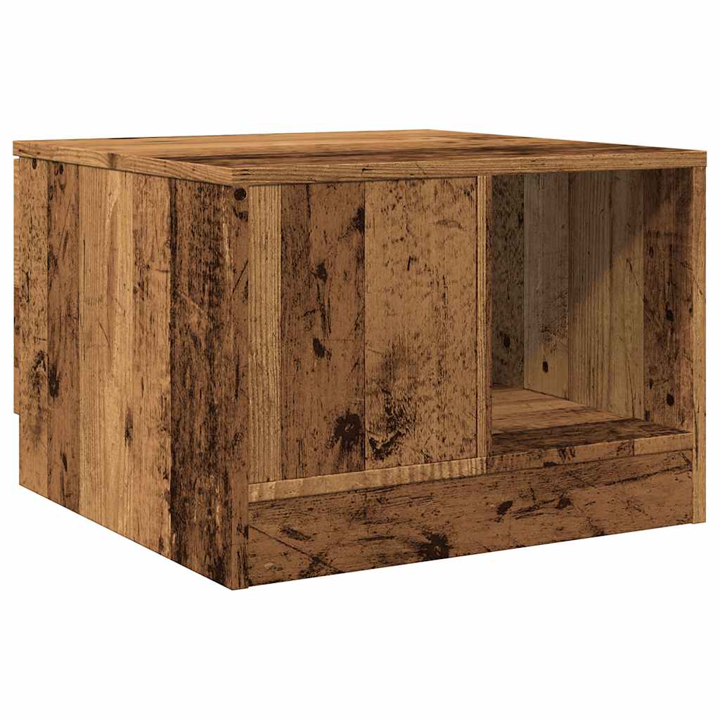 Couchtisch -Optik 50X50X36 Cm Holzwerkstoff
