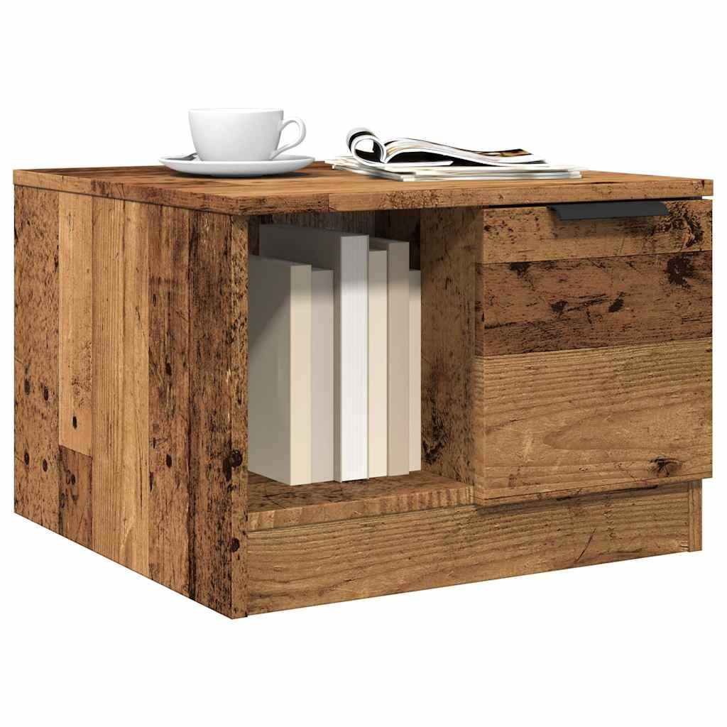 Couchtisch -Optik 50X50X36 Cm Holzwerkstoff