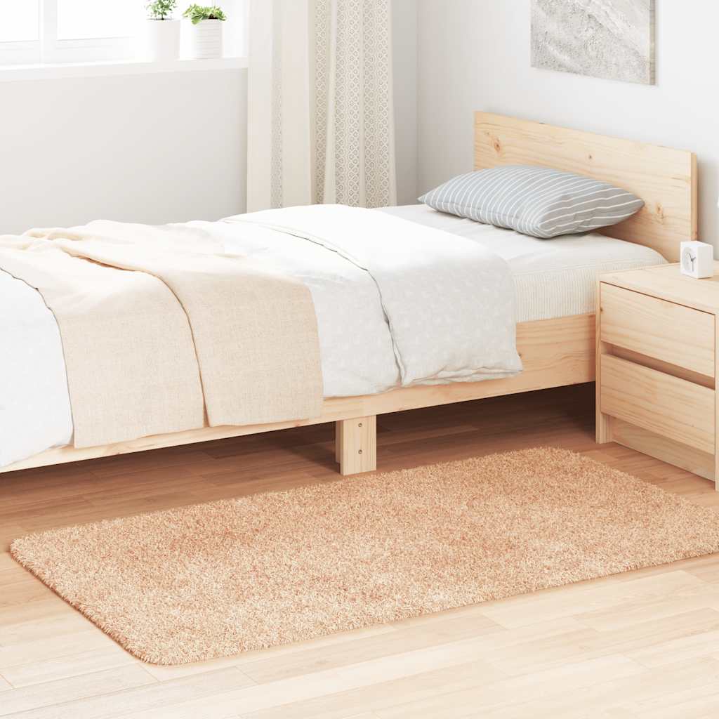 Teppich Shaggy Hochflor Navarra Polyester Beige