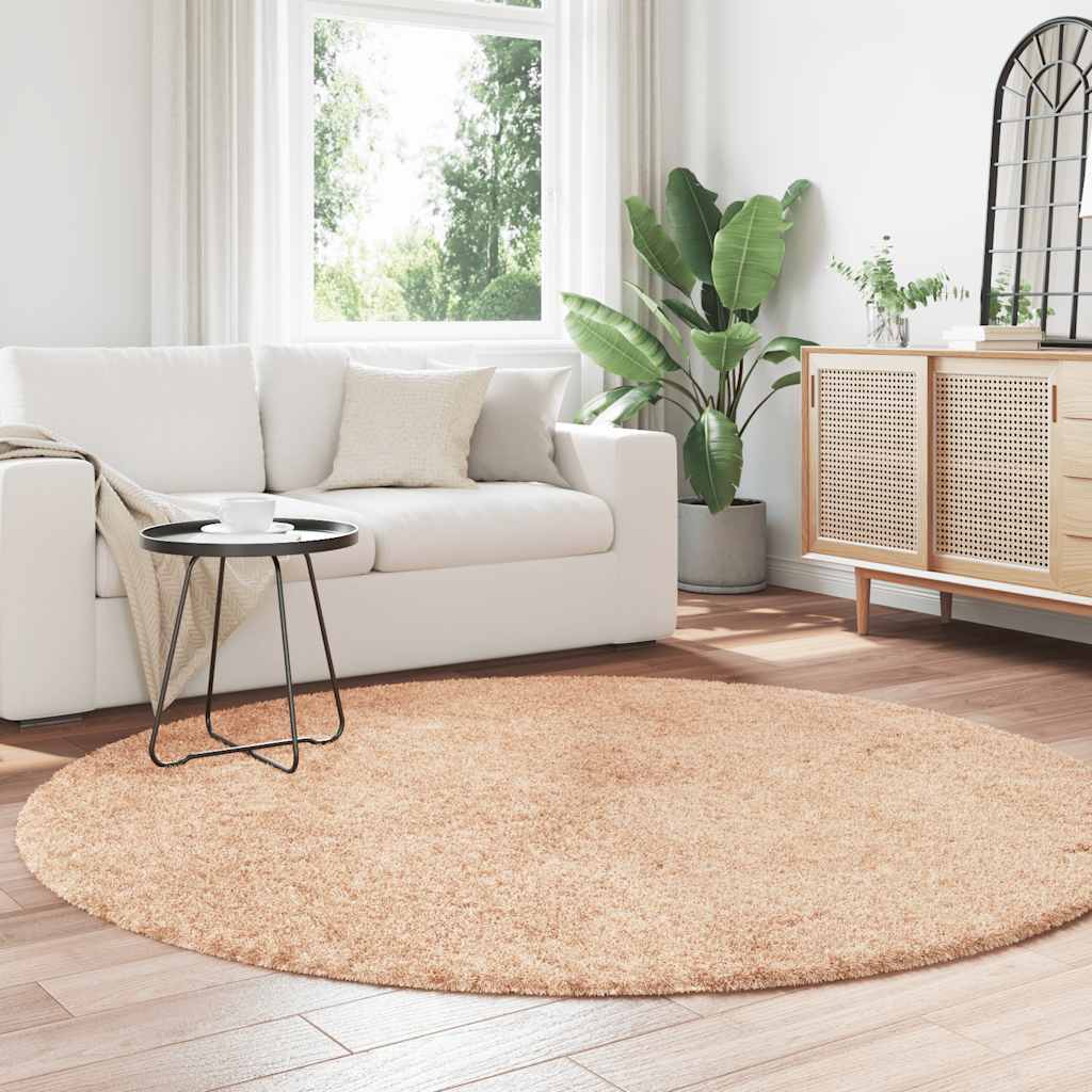 Teppich Shaggy Hochflor Navarra Polyester Beige