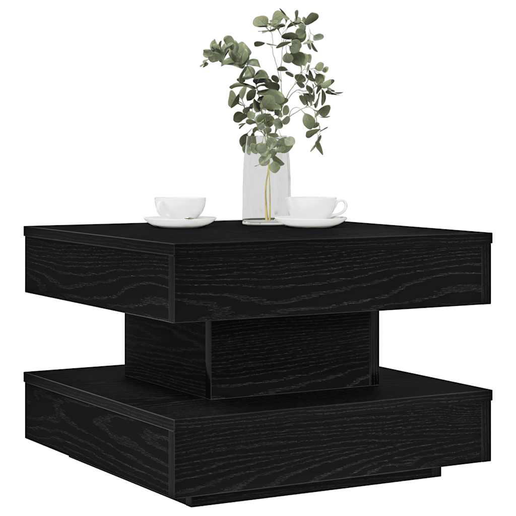 Couchtisch 360-Grad Drehbar 70X70X34,5 Cm