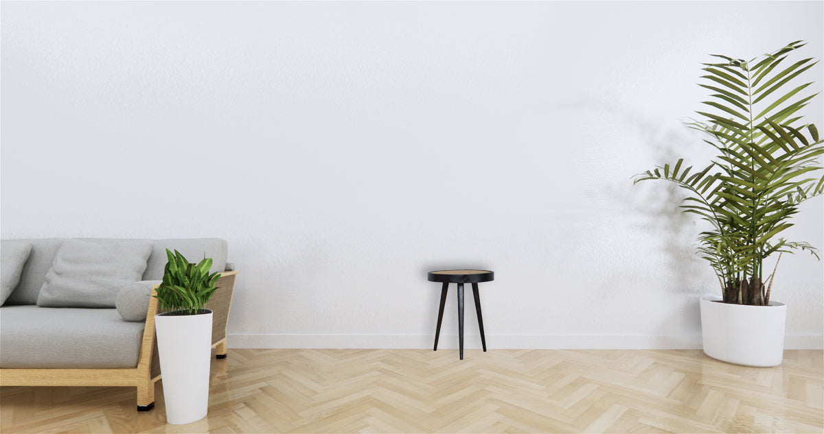 Tabanan side table - mango wood/rattan