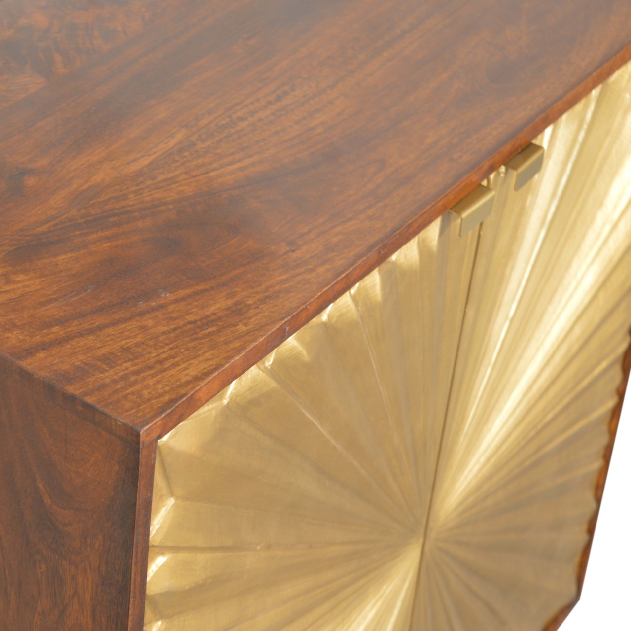 Marrakesch Schrank, gold - Mangoholz