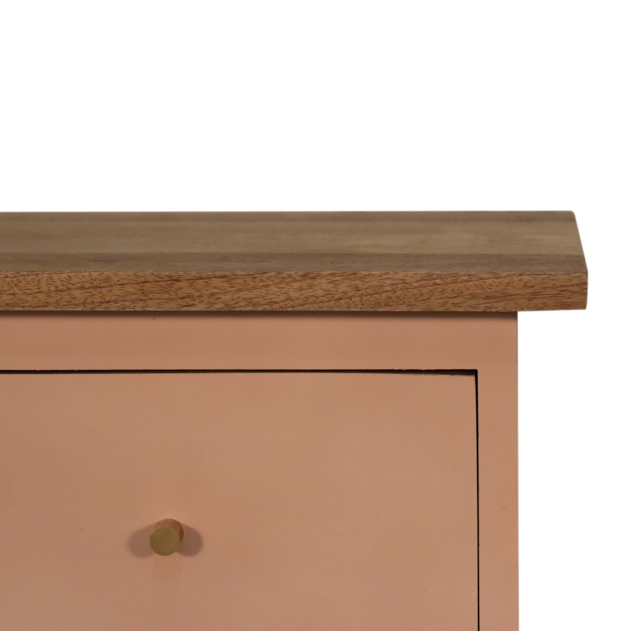 Roses bedside cabinet - mango wood