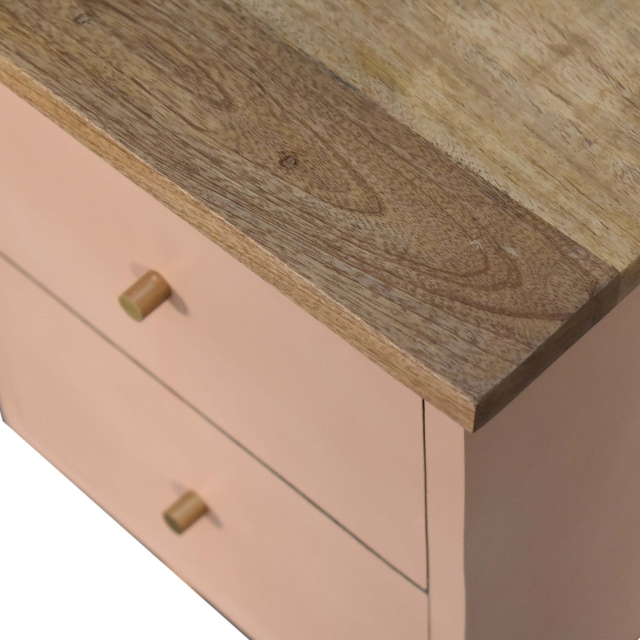 Roses bedside cabinet - mango wood