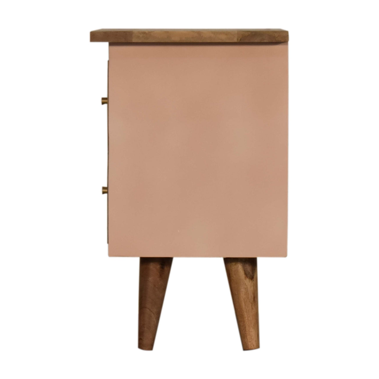 Roses bedside cabinet - mango wood